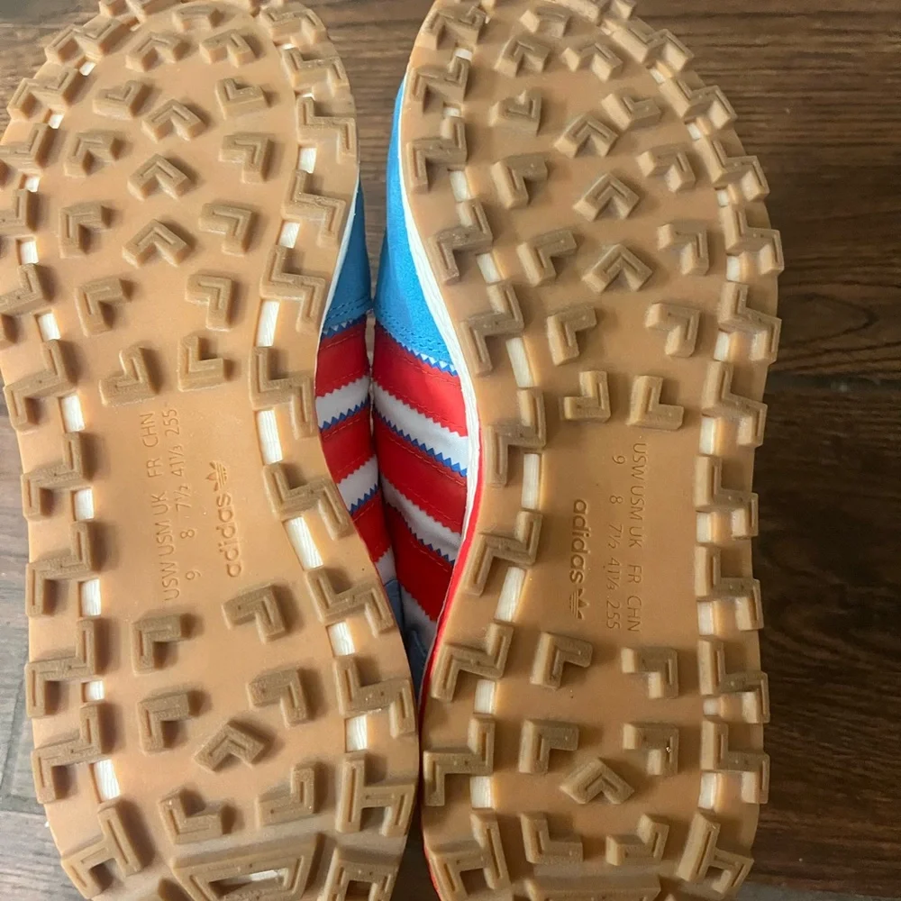 Adidas red blue sneakers men’s 8 - Picture 5 of 5